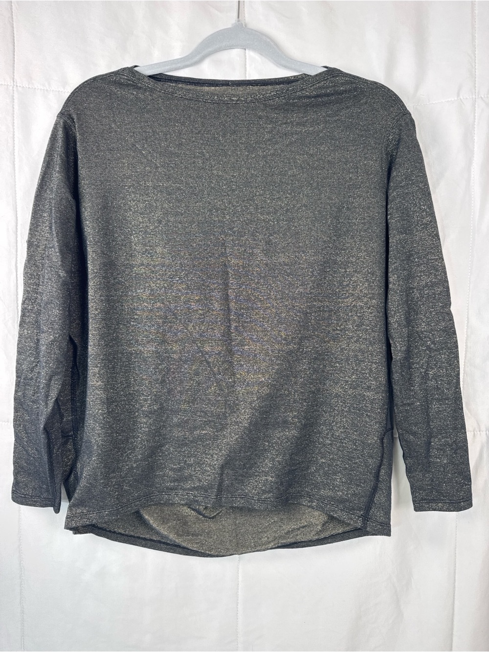 Lululemon Long Sleeve Lightweight Knit Top Gray‎ Size M